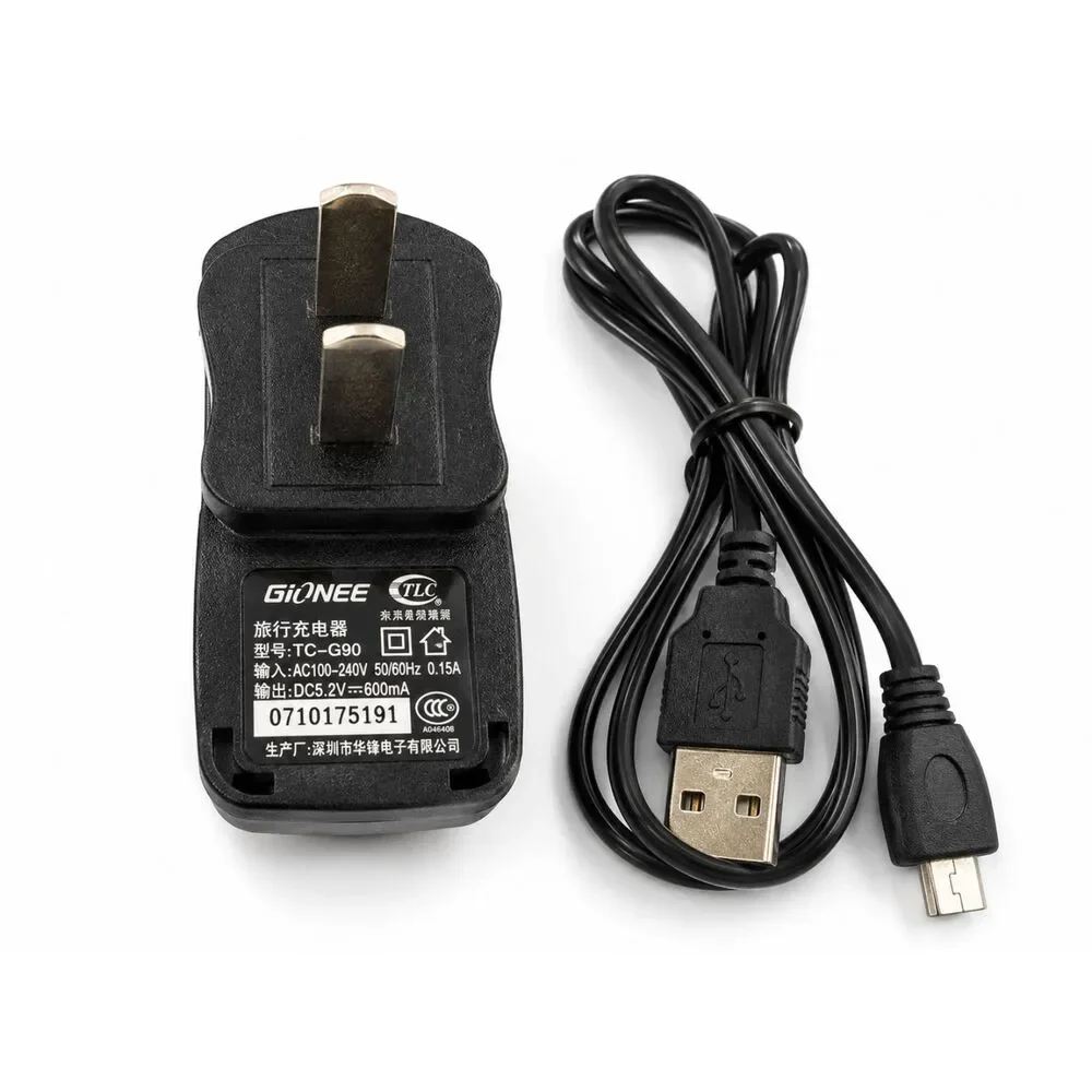 OEM Gionee TC-G90 Wall Charger Block Micro USB Cable US Plug 5.2V 600mA New